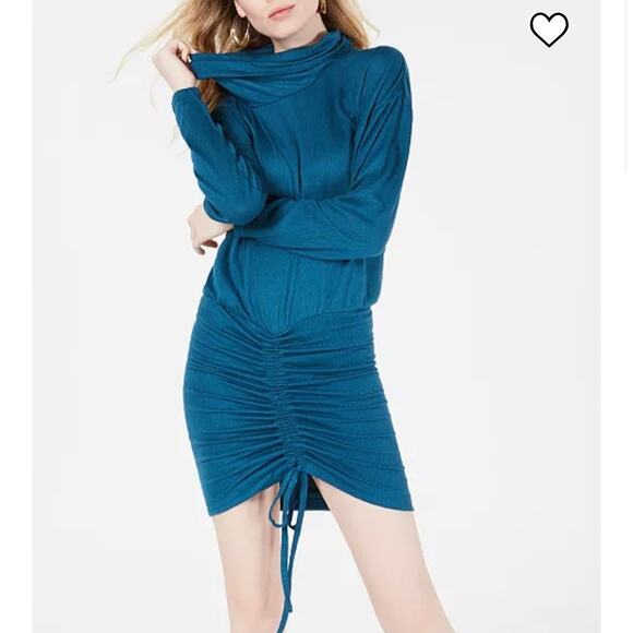 Free People Sundown Cinch Bodycon Cowl Neck Dress Womens Size Small Boho y2k - Picture 2 of 9